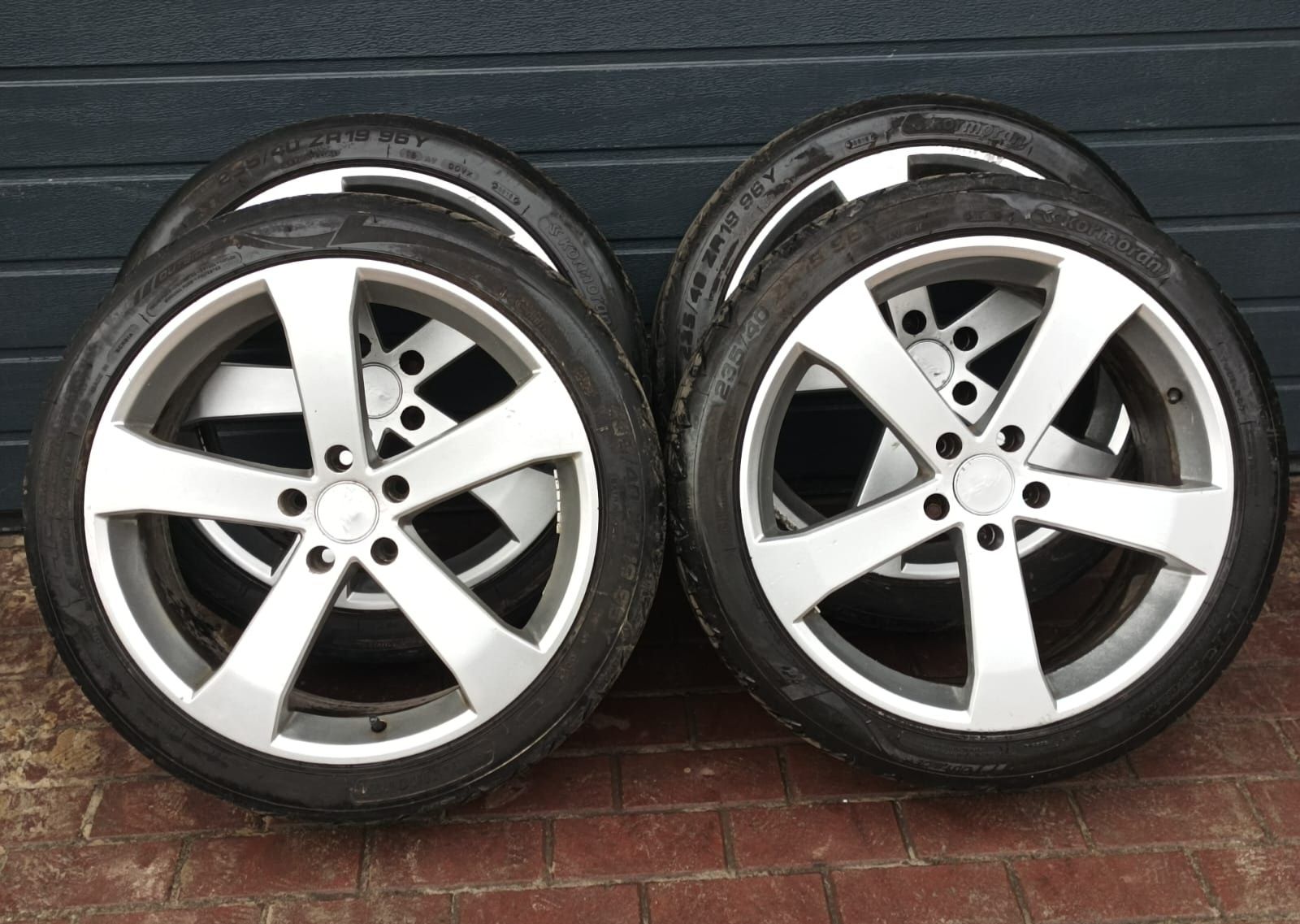 Alufelgi 19" 5×112 ET 45  z Oponami Letnimi  Super Stan