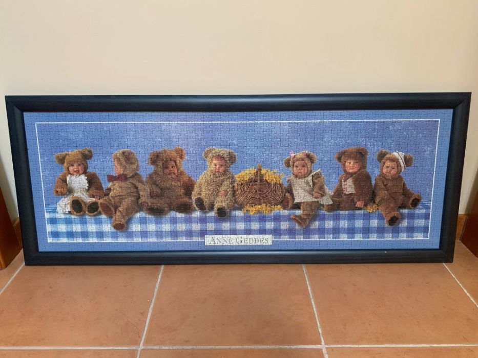 Puzzle Ravensburger 7 Bebés - emoldurado