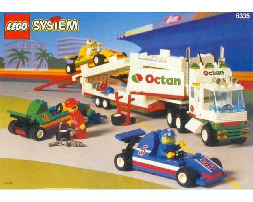 LEGO Town 6335 - Transport Formuła I / Indy Transport - Komplet 100%