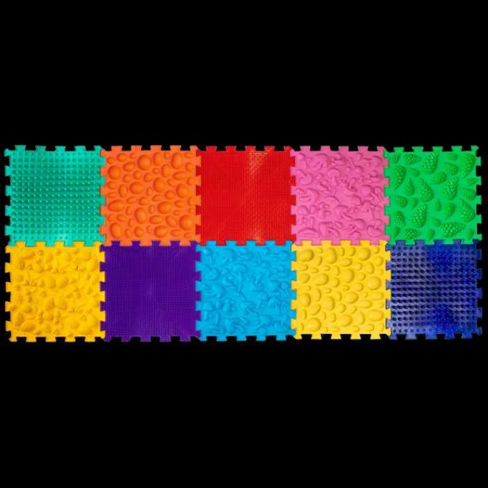 Ортопедичні масажні килимки "Пазли Мікс" Килим масажний для дітей