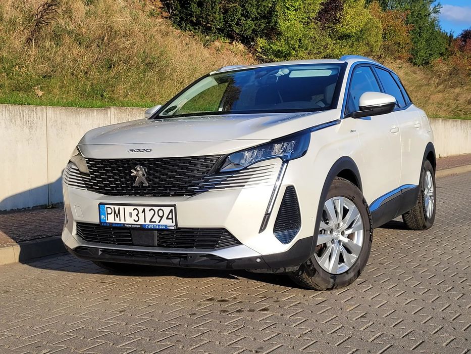 Peugeot 3008 Hybryda PlugIn,  bogate wyposażenie, 43tys.km