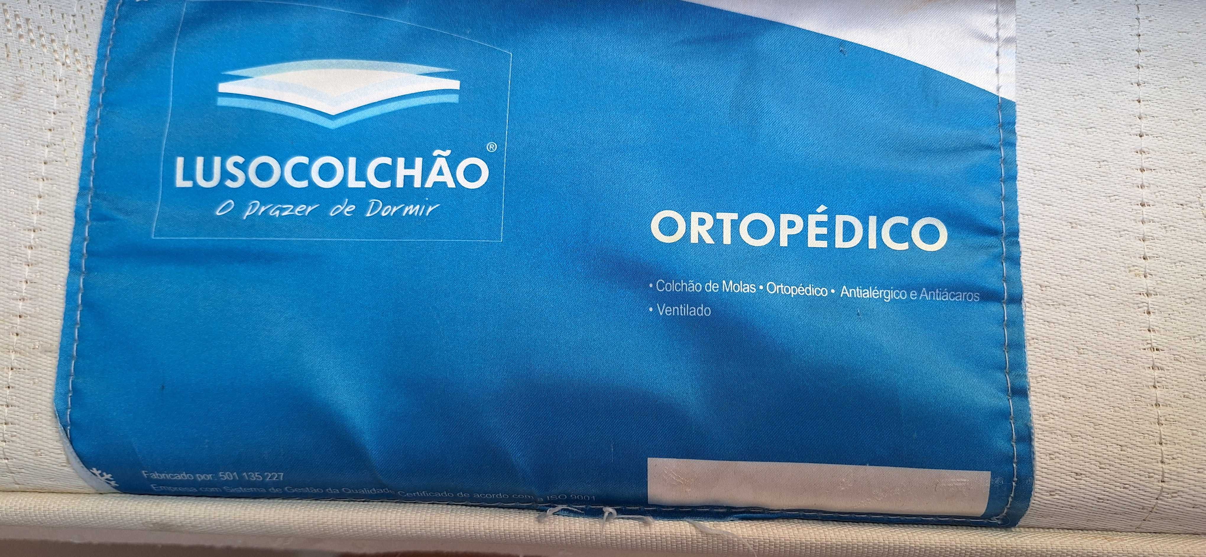Colchao 140x200 molas, ortopédico anti alérgico anti ácaros ventilado