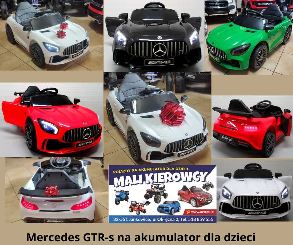 Samochód Mercedes GTR-s na akumulator dla dzieci Odbiór Wysyłka
