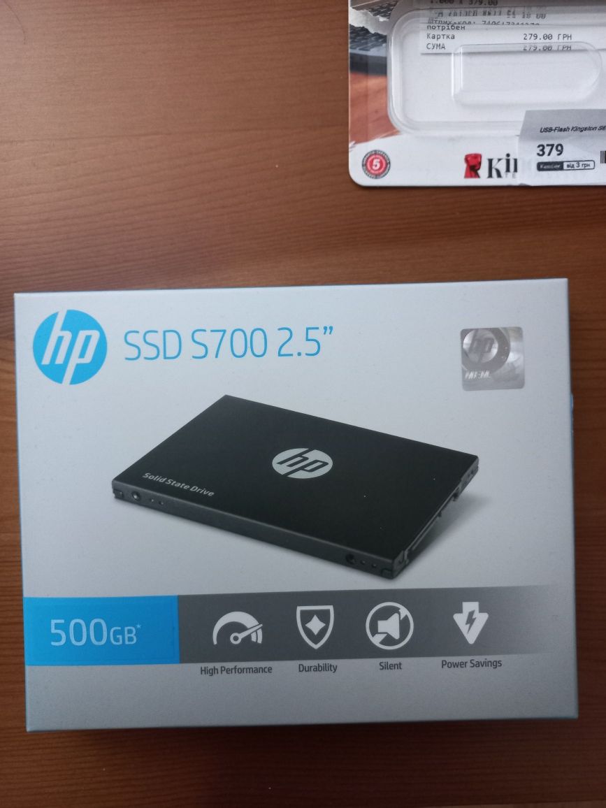 SSD диск HP S700 500GB 2.5" SATAIII 3D NAND TLC (2DP99AA)