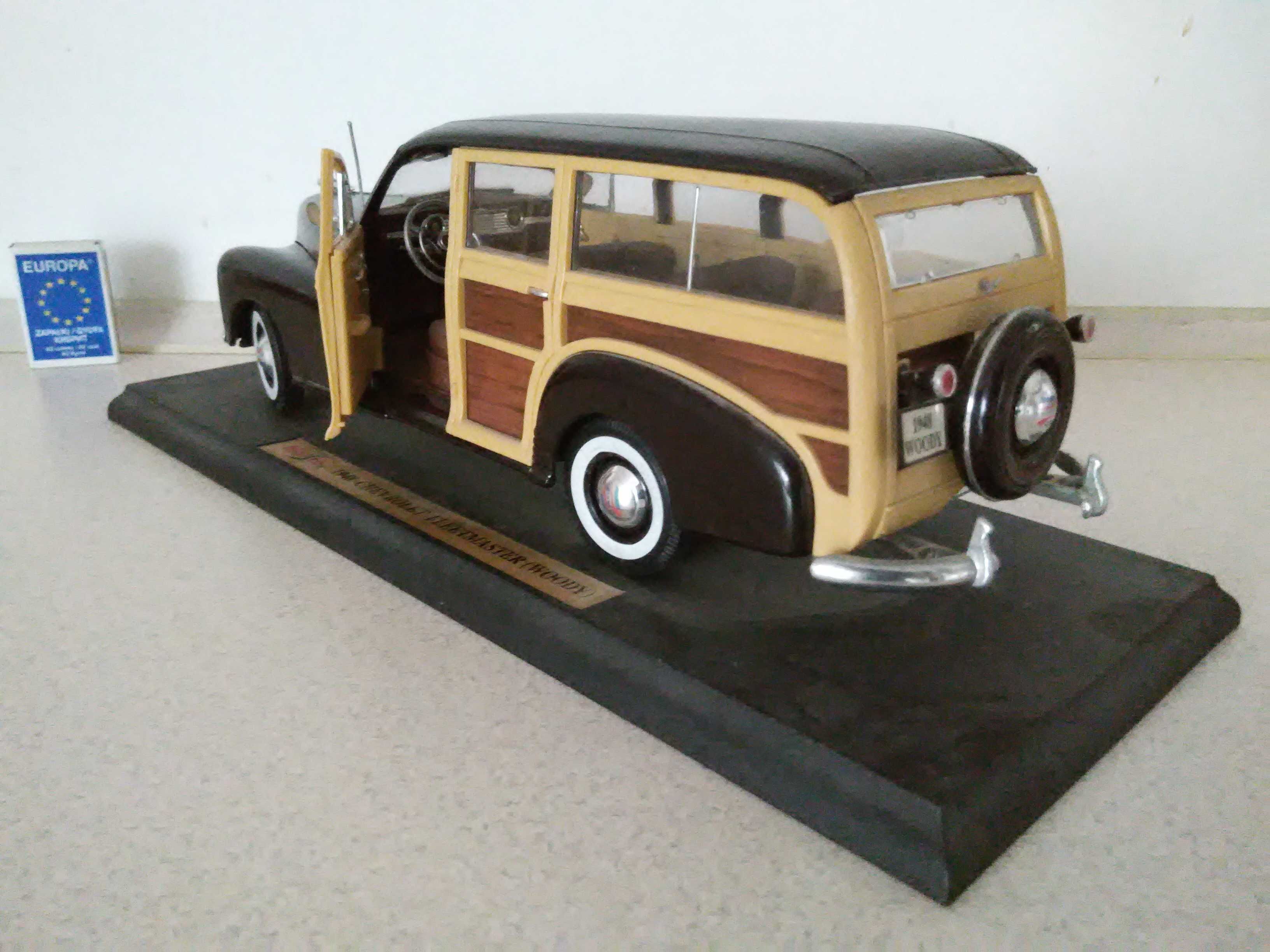 stary model retro 1948 Chevrolet Fleetmaster USA antyk zabytek 1:18