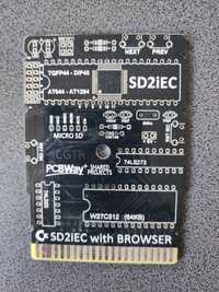 Płytka PCB SD2IEC C64 Commodore
