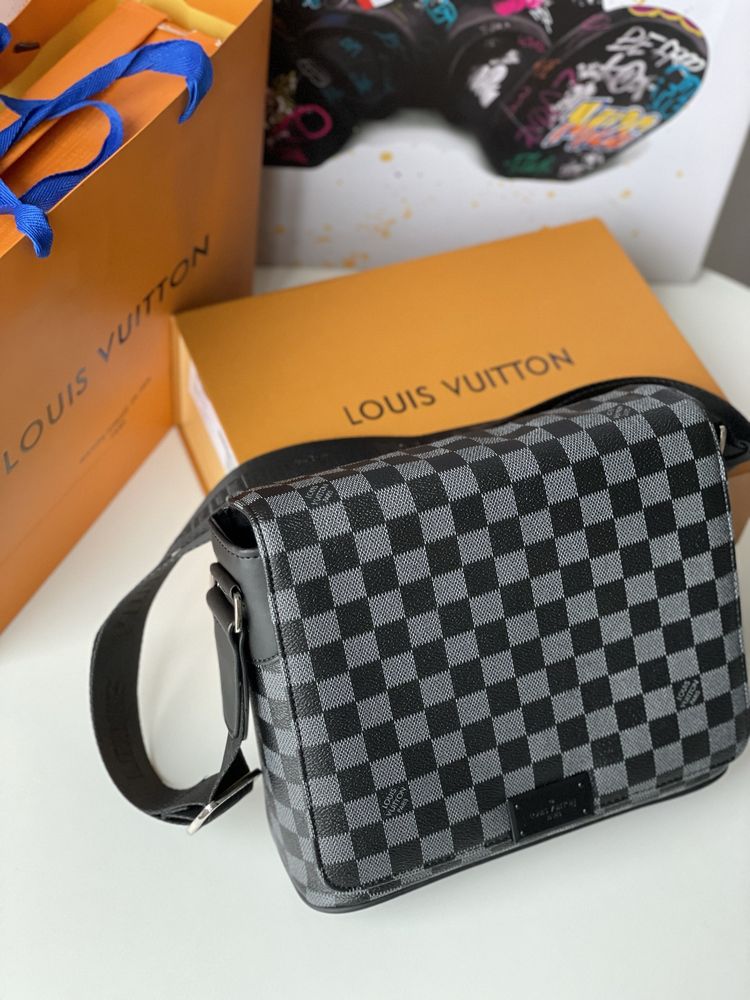 Мужская сумка барсетка Louis Vuitton Луи Витон