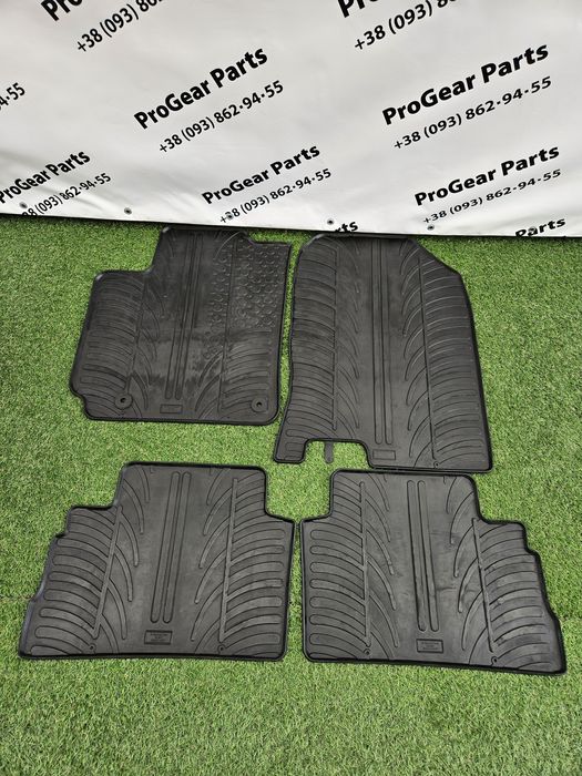 Комплект гумових чорних килимків Hyundai Kona 2017-2020