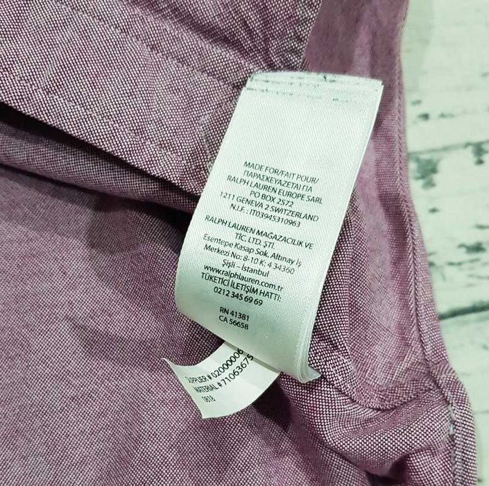 Ralph Lauren * slim fit * stretch oxford * koszula * męska * ideał * L