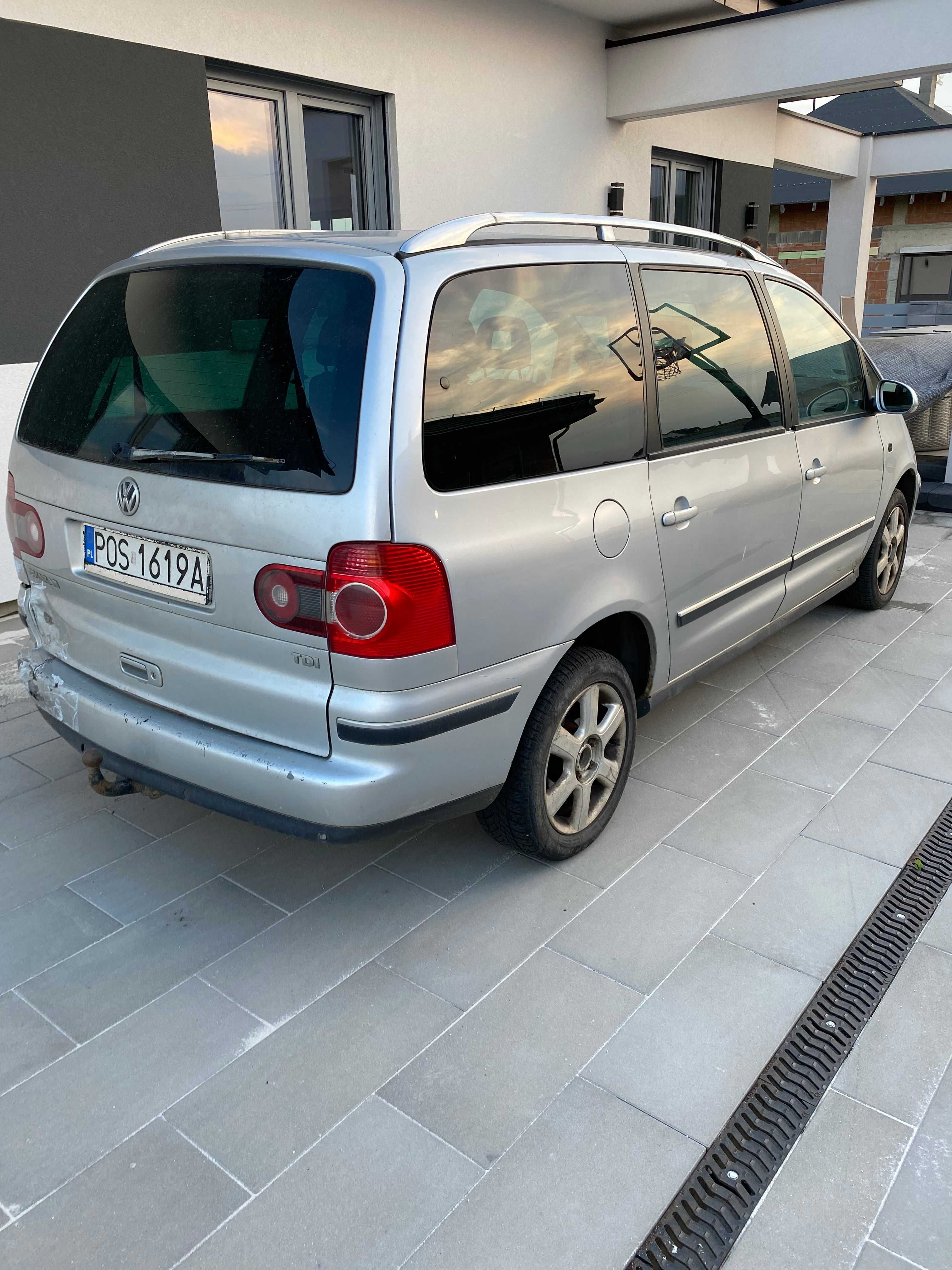 Volkswagen Sharan 2008 rok ubezpieczenie do 05 2026 hak 1.9 TDI