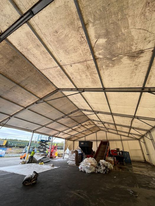 Konstrukcja namiotu 18x30 aluminiowa