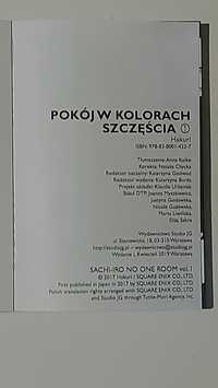 komiks manga "pokój w kolorach szczęścia"