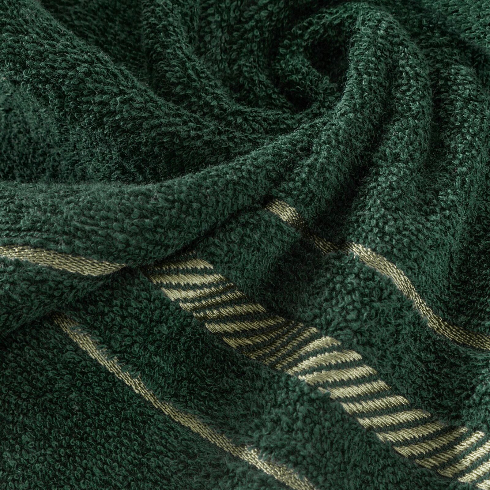 Ręcznik Koral 70x140 zielony ciemny frotte 480g/m2