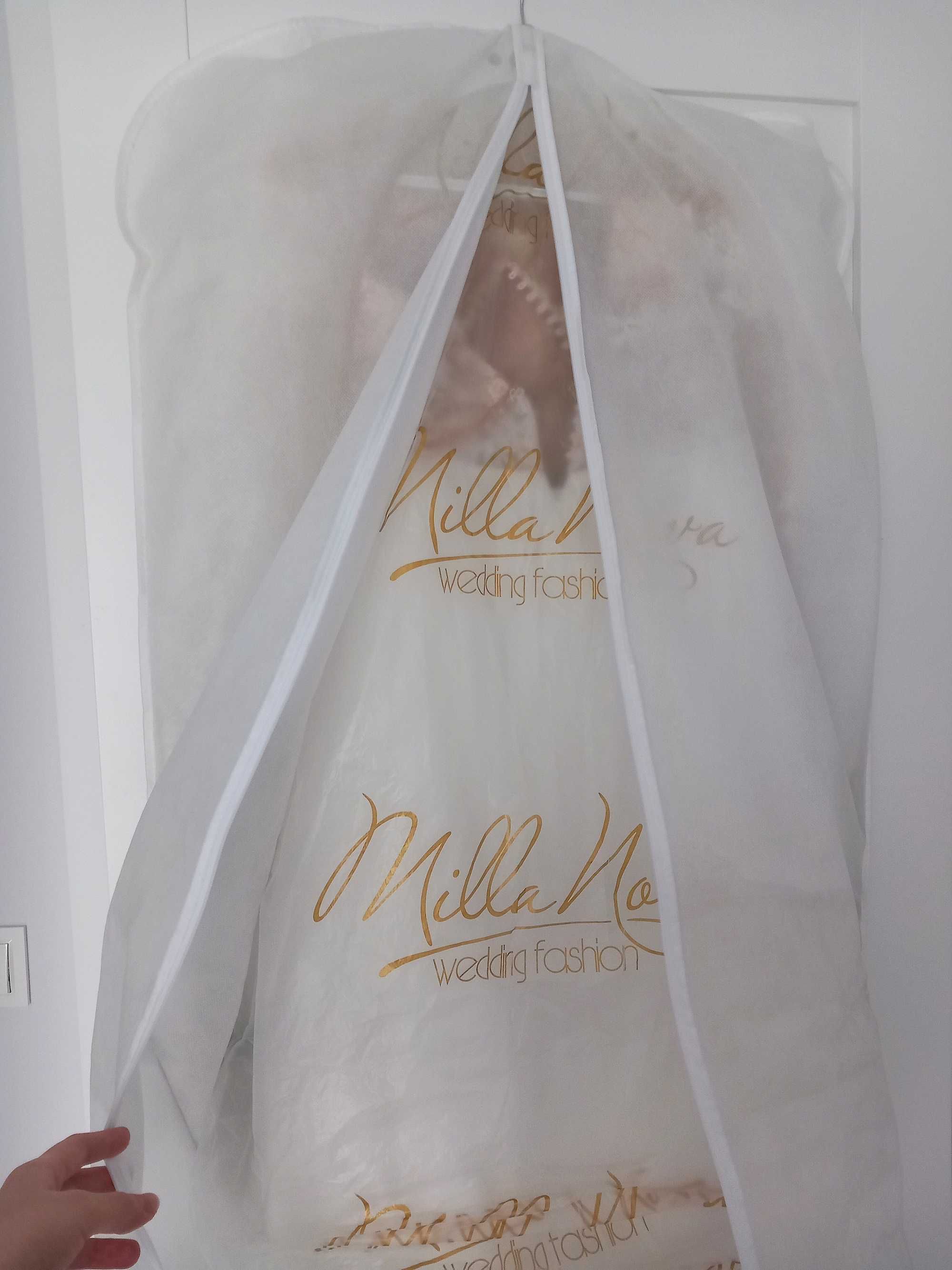 Suknia ślubna Milla Nova Jersey, R. 38, Ivory
