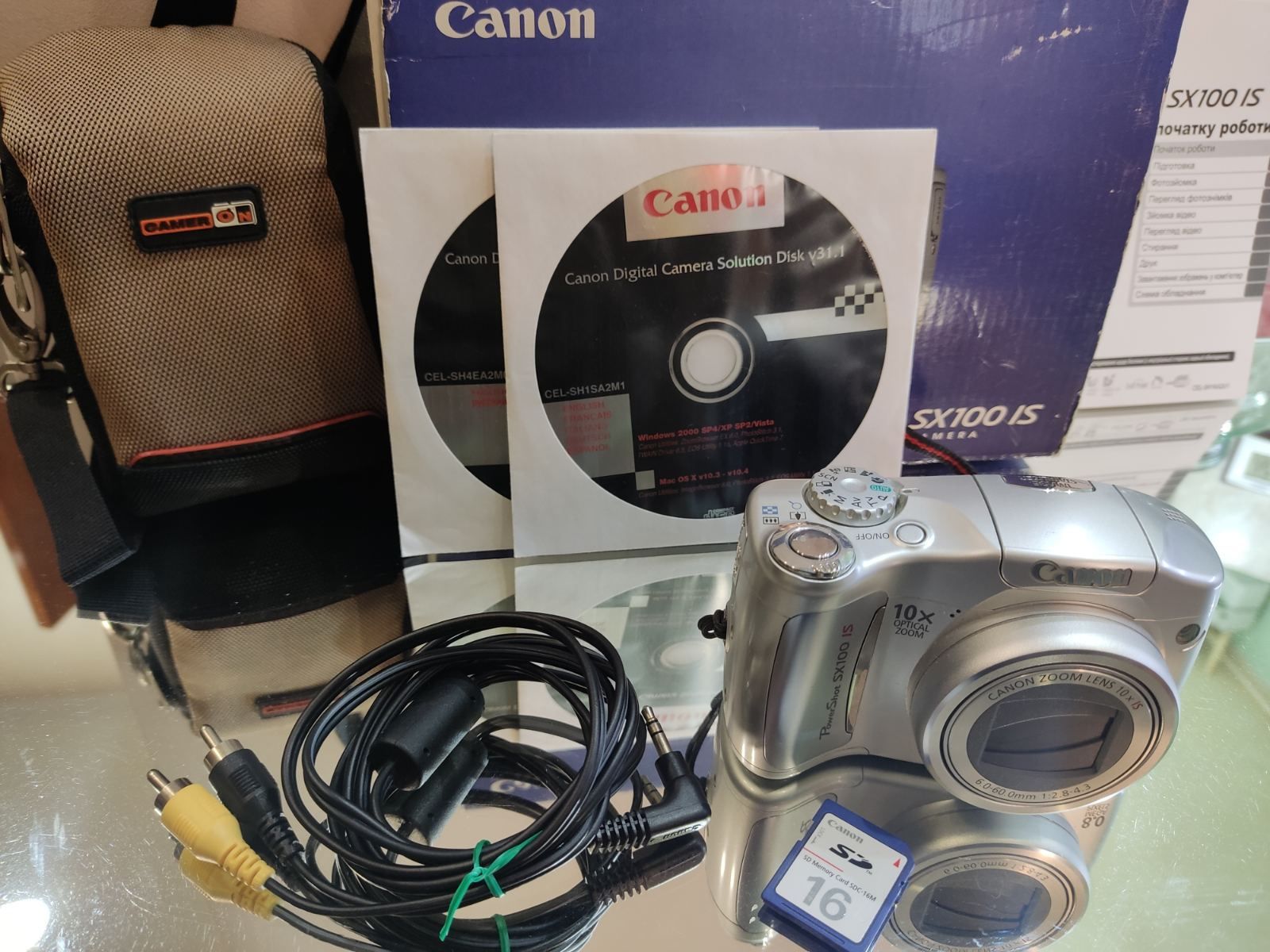 Новый Canon Power Shot SX 100 IS цифровая фотокамера фотоаппарат