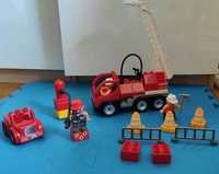 Klocki podobne do Lego Duplo wóz strażacki