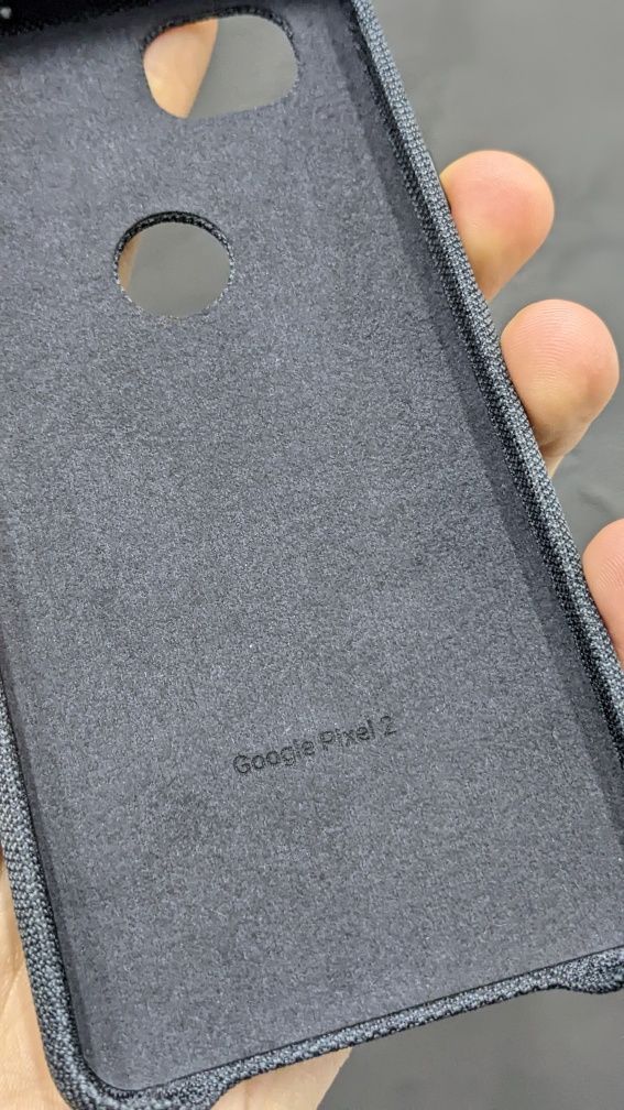 New Чехол Google Pixel 2 Fabric Чехол Оригинал Тканевый Black