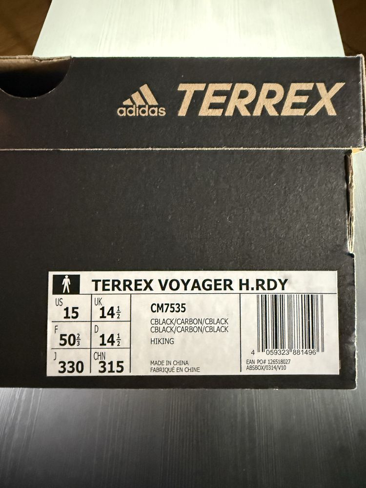 Оригінал 100%! Кросівки Adidas Terrex Climacool Voyager US 15 33см