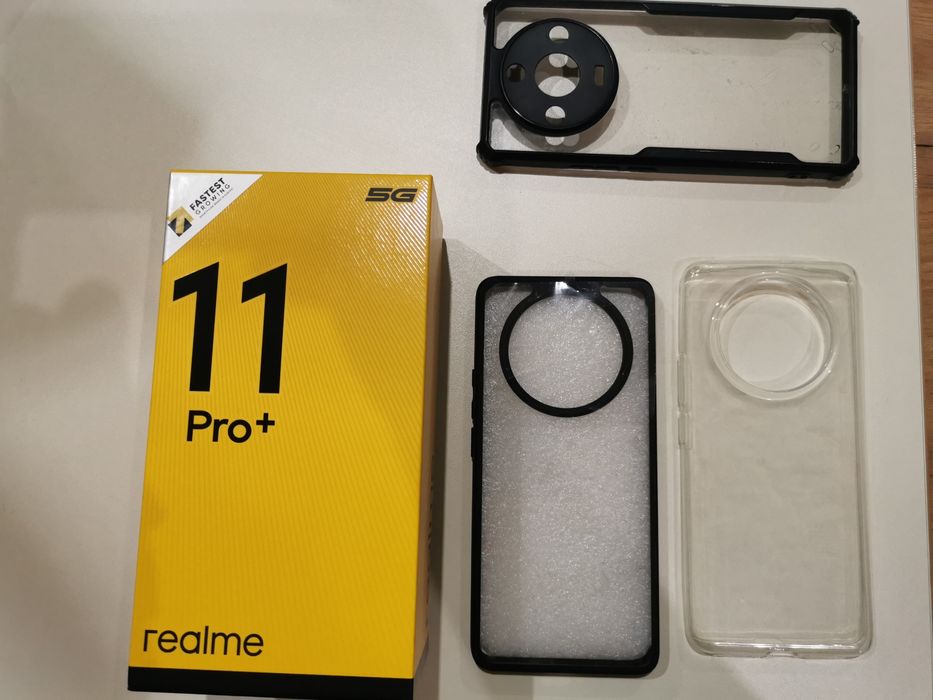 Realme 11 pro+ 12gb / 512gb bateria 100% 3 pokrowce 6 foli i szkla