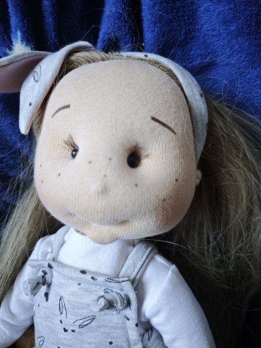 Lalka materiałowa Lullu dolls z misiem