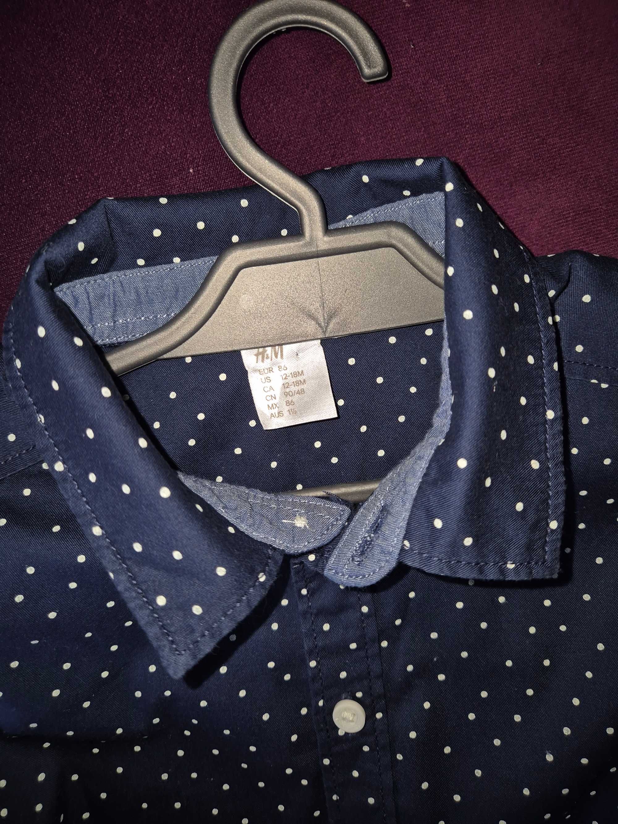 Koszula H&M 86 chłopiec