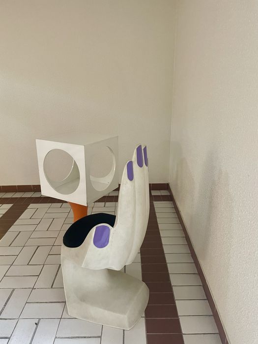 Wooden Space Age Mid Century Modern Side Table Mesa Armario Consola