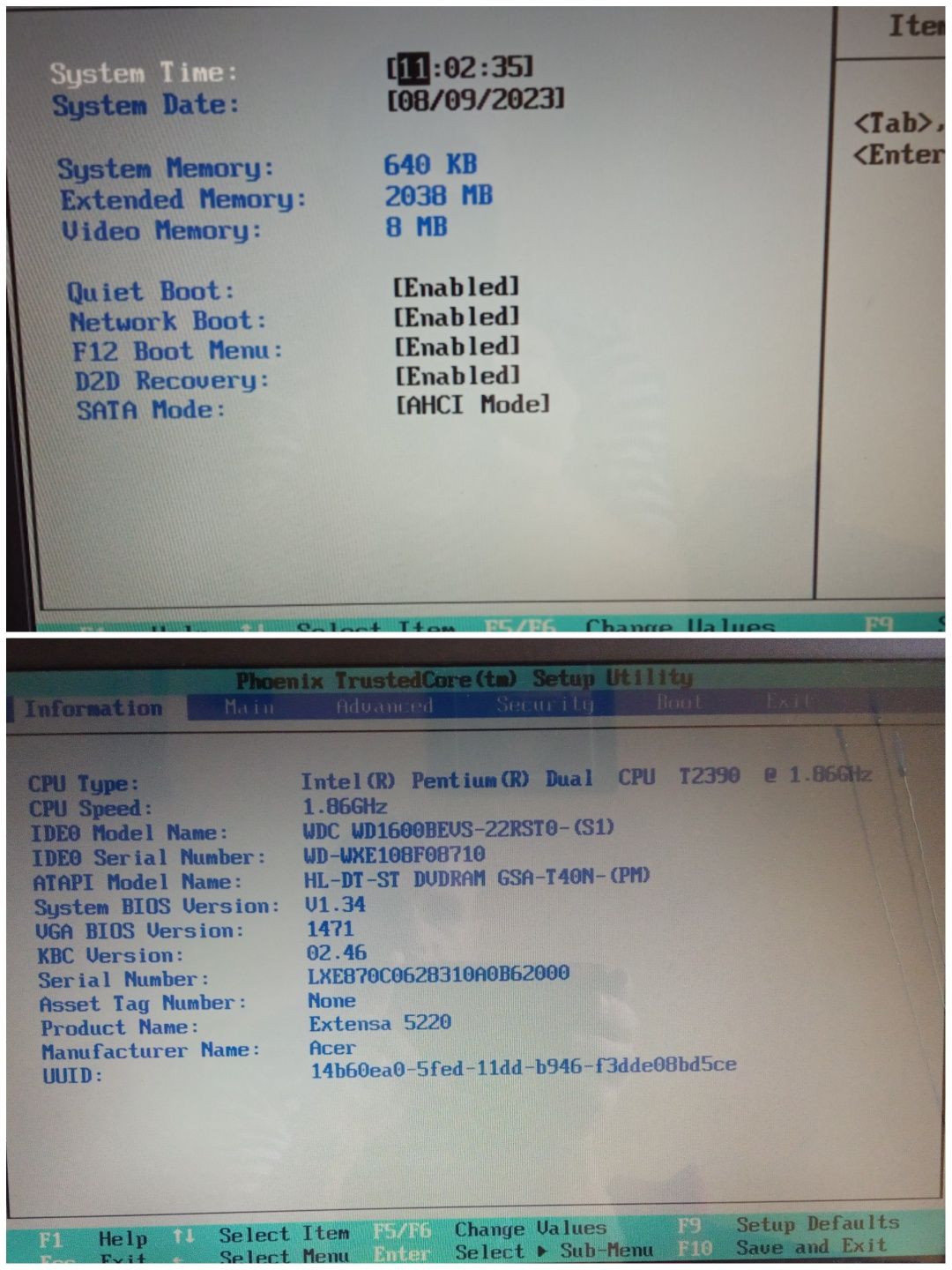 Acer Extensa 5220