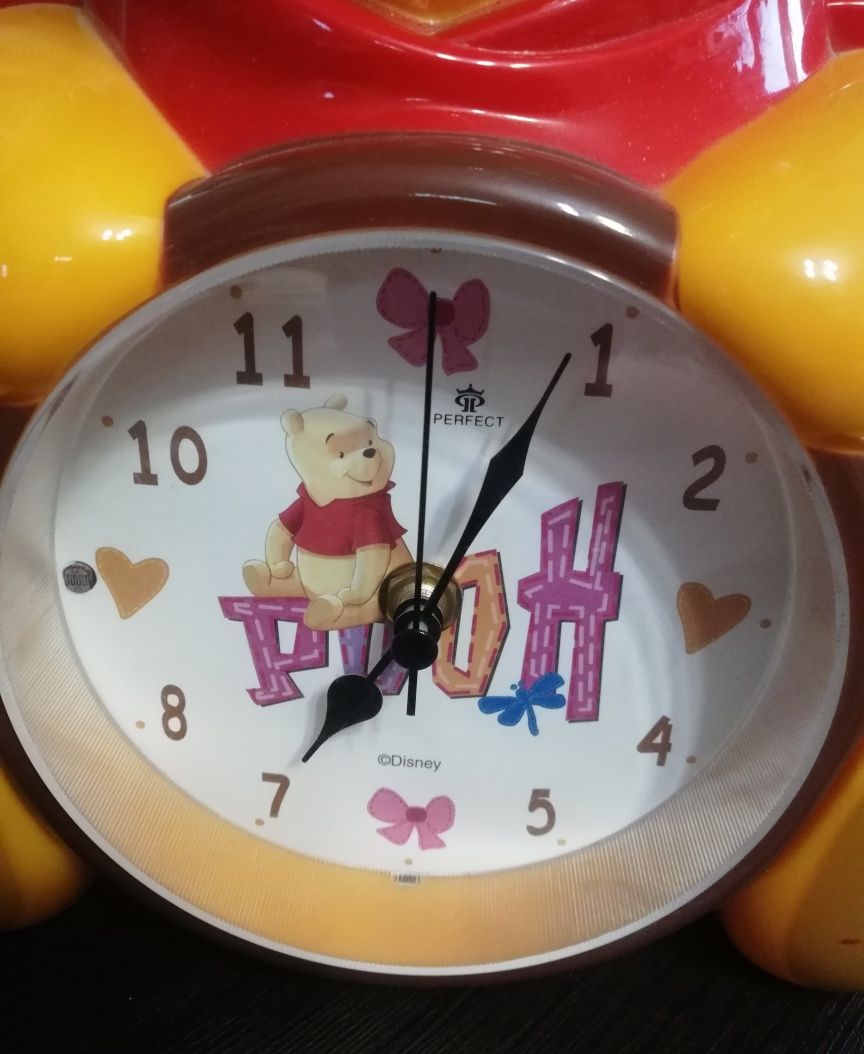 Zagar, zegarek dziecięcy, wiszący, stojący, Kubuś Puchatek Disney