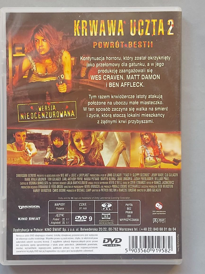 Płyta DVD Krwawa Uczta 2