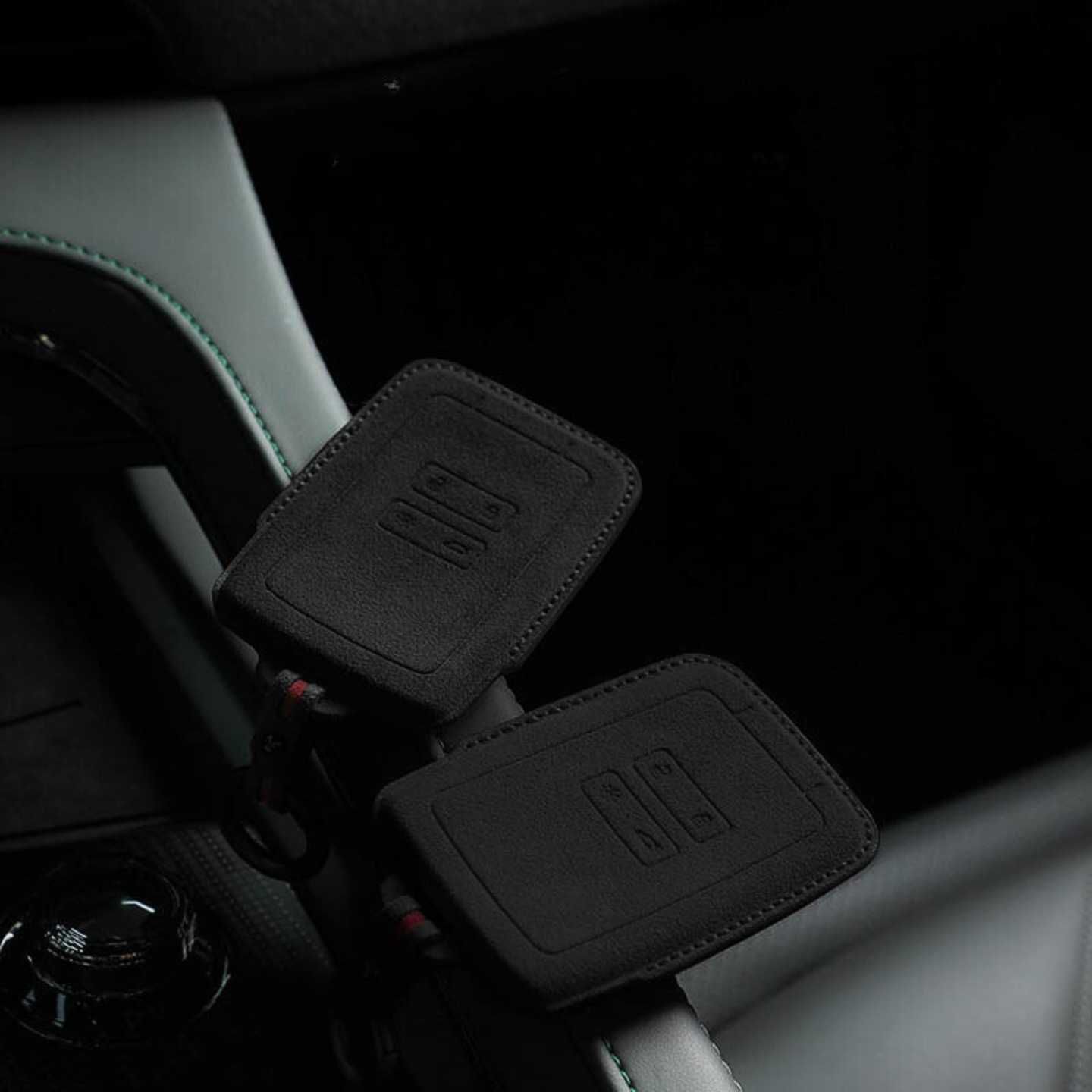 SKÓRZANE ETUI NA KARTĘ pilot kluczyk do renault captur megane dacia