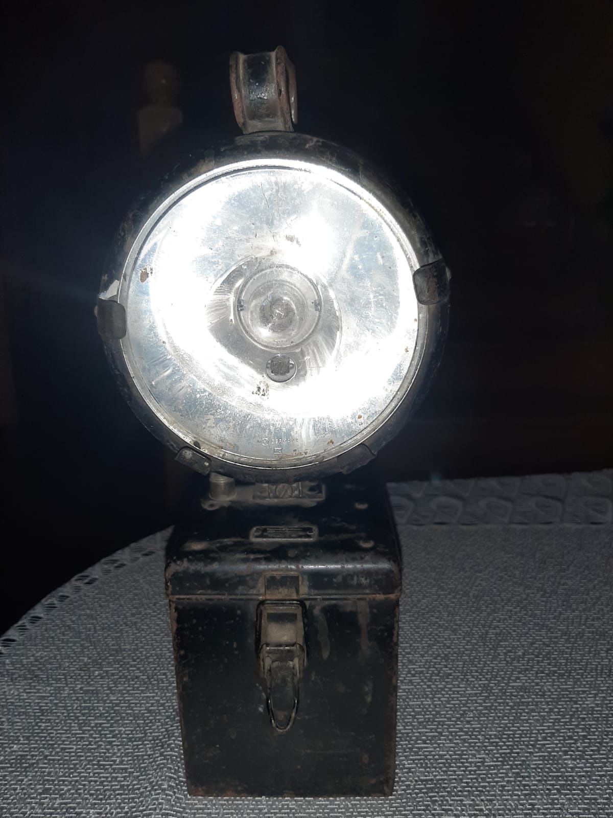 Lampa kolejowa zabytkowa