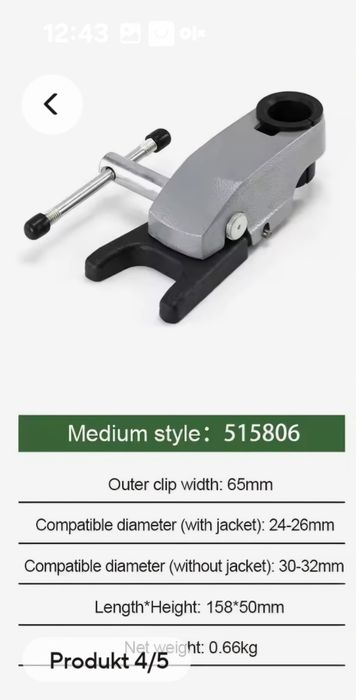 Zacisk do wiertarki stołowej