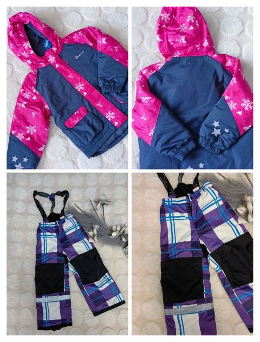 Komplet zimowy dla dziewczynki rozmiar 116