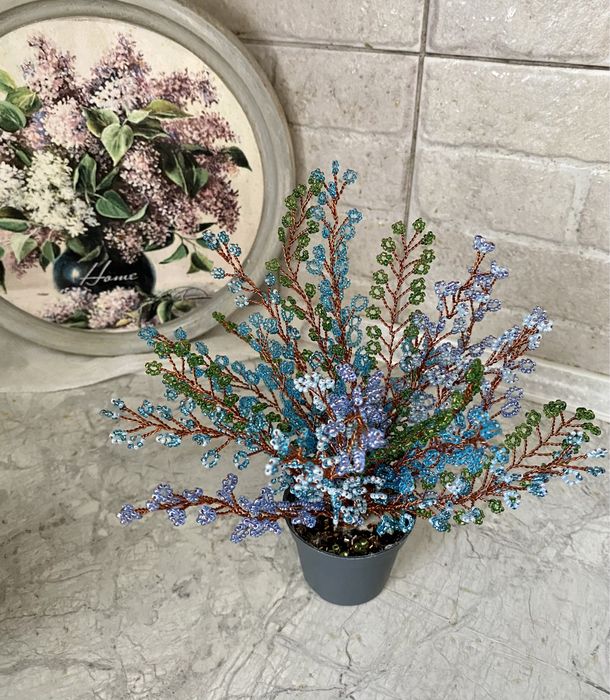 Вироби з бісера, кущ із бісера, ручна робота