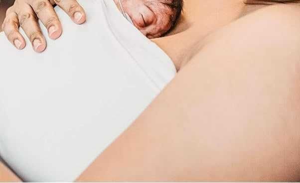 Hoppediz Baby Bonding Top Otulacz Kangur L Beżowy (819b)