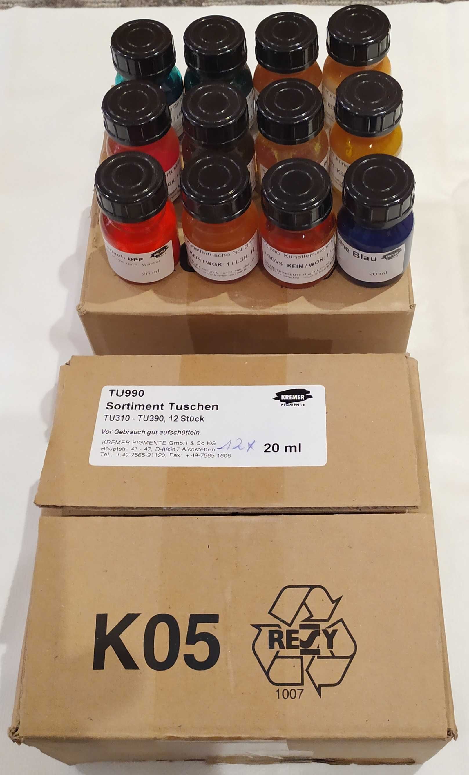 Kit de pintura - Fine Artist Ink (Kremer made)
