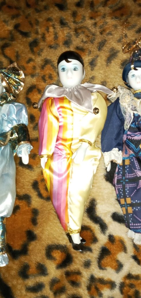 Фарфоровые куклы Kim - Puppe, клоун, мим. Германия