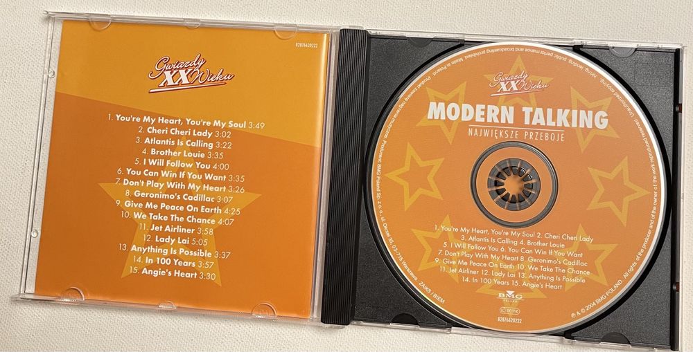 Modern Talking największe przeboje cd 2004