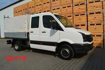 Volkswagen CRAFTER DOKA BLIŹNIAKI  skrzynia doka brygadówka KLIMA plandeka 2.0 TDI 164KM I-WŁ