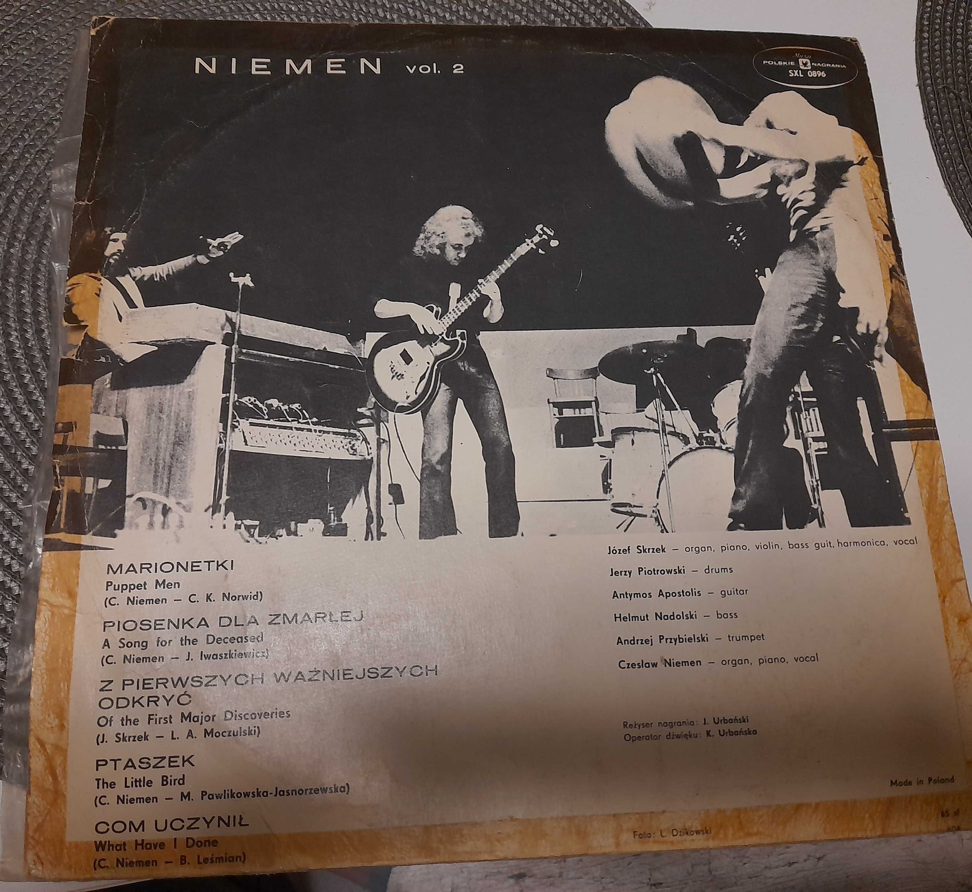 Płyta winylowa Czesław, Niemen, Vol. 2 (Marionetki) Muza bdb
