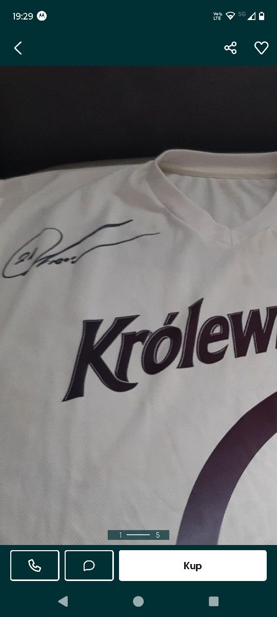 Koszulka Legia Warszawa królewskie uzywana