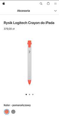 Rysik Logitech Crayon, Nowy do iPad 6/Pro/Air3.itp