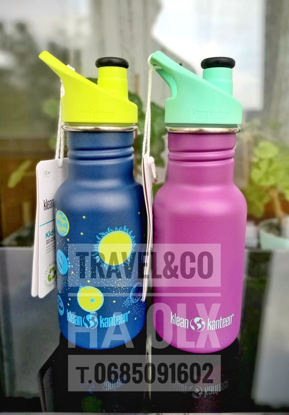 Пляшка Klean Kanteen, 355 мл, поїлка