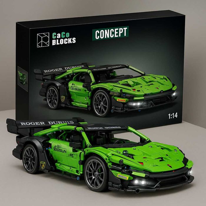 Конструктор Technic  Lamborghini Essenza SCV12. 1644 детал. У коробці