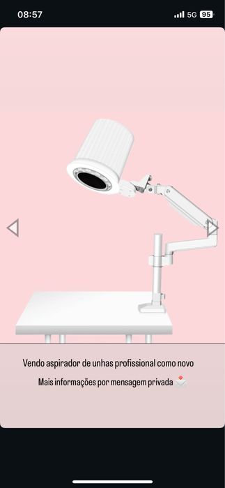 Vendo aspirador profissional de unhas