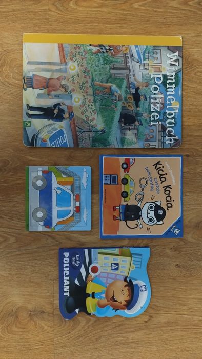 Policja kicia kocia zostaje policjantką puzzle książeczki dla maluchów