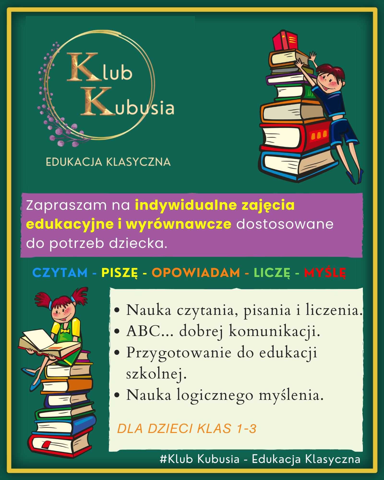 Język polski korepetycje, Edukacja wczesnoszkolna