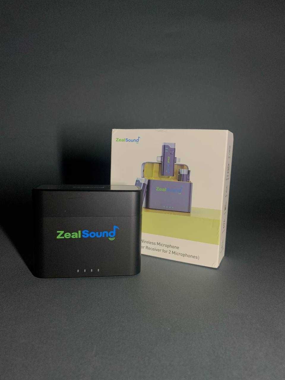 Петличний мікрофон Zealsound 2 в 1 для iphone android lighting type c