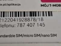 787_407_145 Złoty numer starter T-Mobile