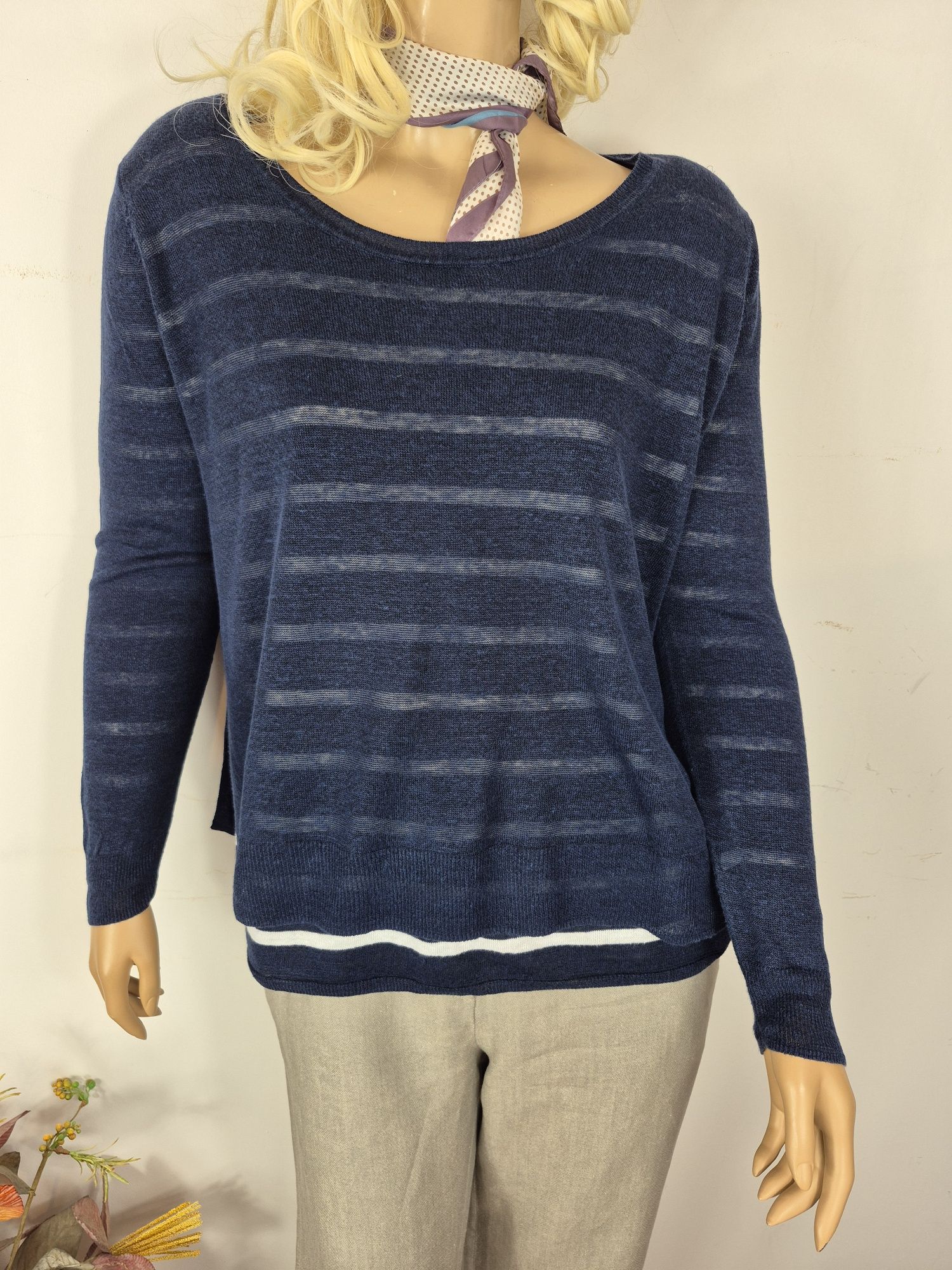 Sweter 100% len  XL Pure
